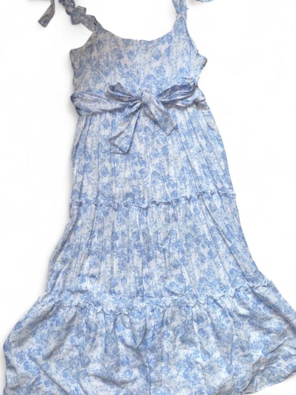 Audrey Parks by Francesca’s Blue Floral Maxi Dress | Size Large | New